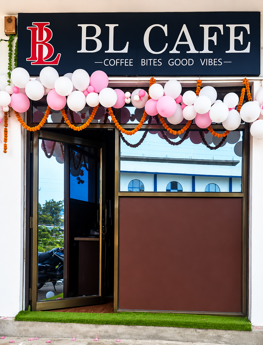 Cozy cafe seating at BL Cafe